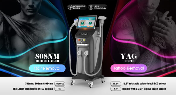 Explorer - Triple Diode & Yag Multi (TDY 4000) All size treatment heads!!!